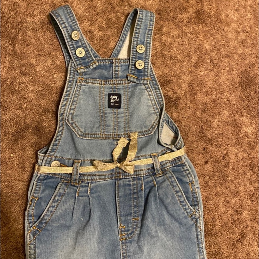Denim Overalls with Belt